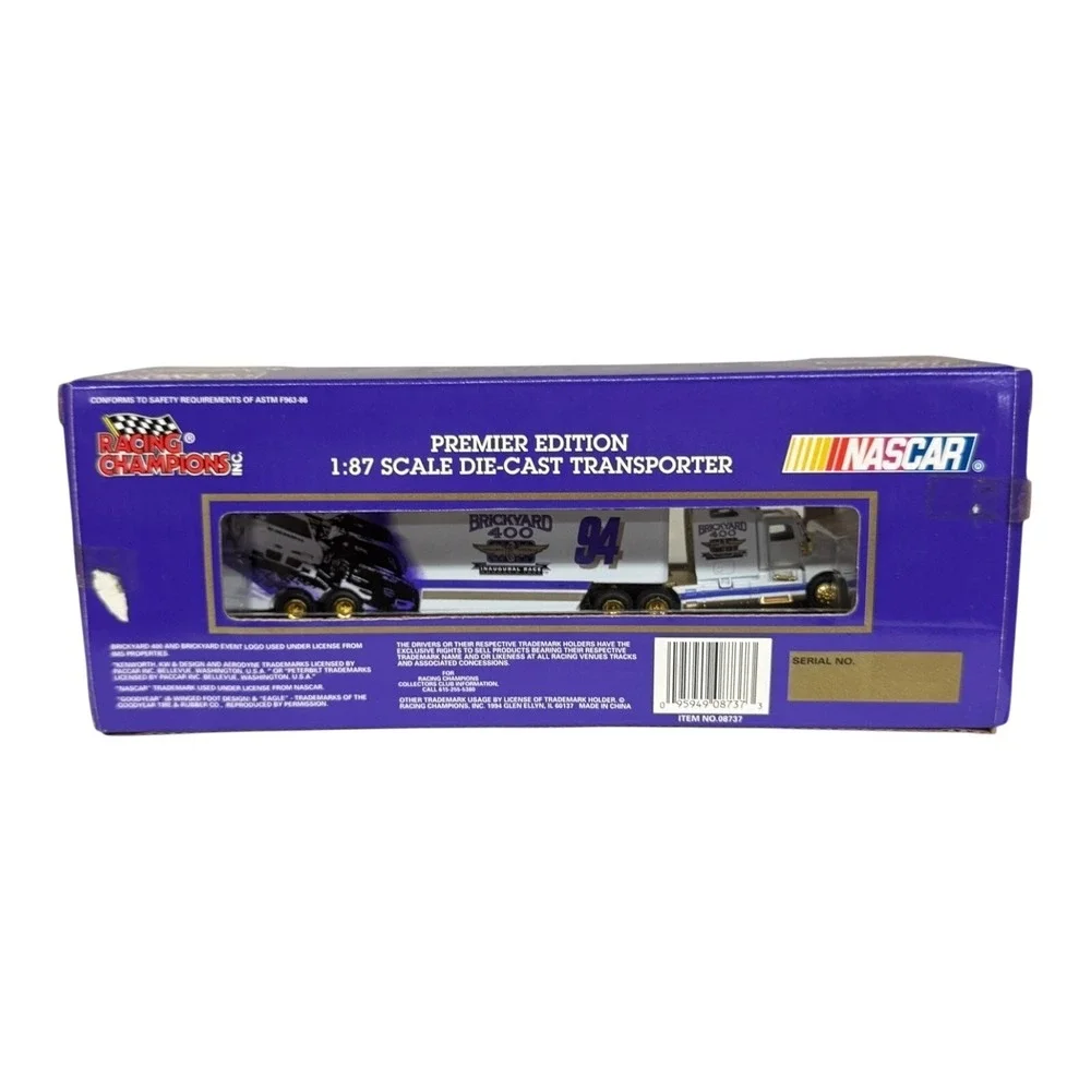 Brickyard 400 1994 Racing Champions 1/87 Scale Hauler Limited Edition‎